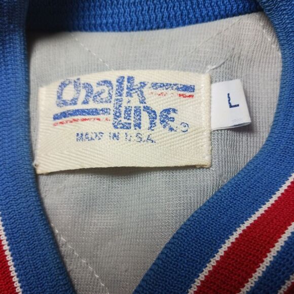 Chalkline Vintage NFL Satin Bomber Starter Jacket NY Giants Men's Large Blue.. - Picture 2 of 16